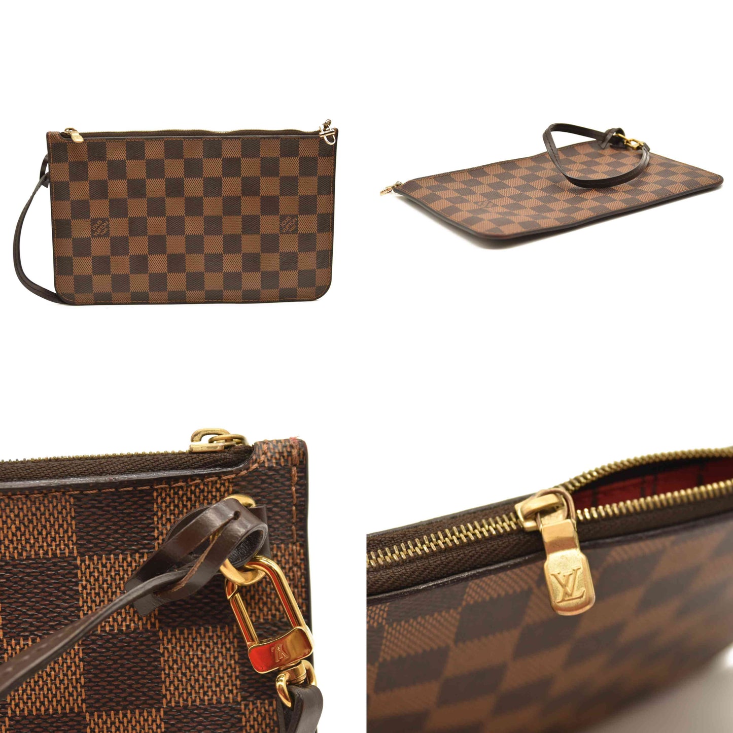 Louis Vuitton  Damier Ebene Neo Neverfull MM with pouch SD1141