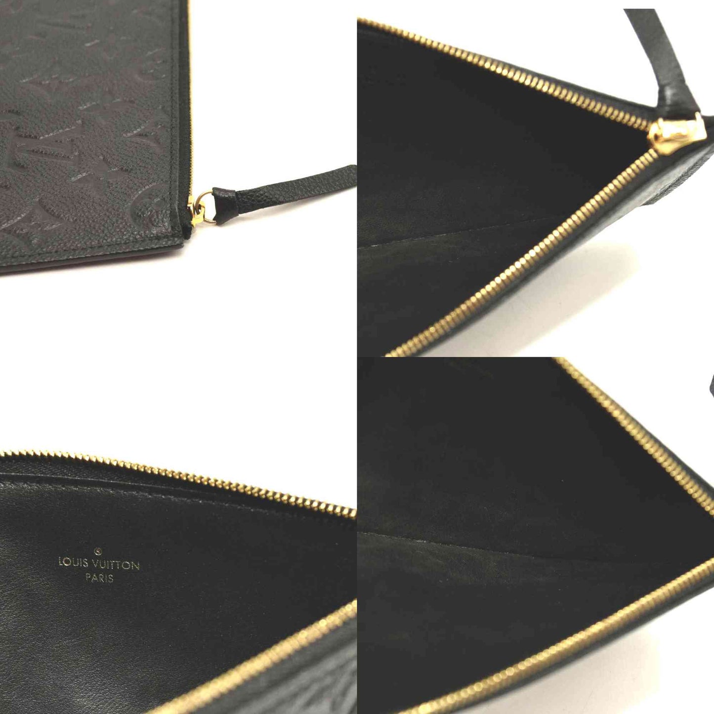 Louis Vuitton  Empreinte Pochette Felicie Chain Wallet Black  SP0148