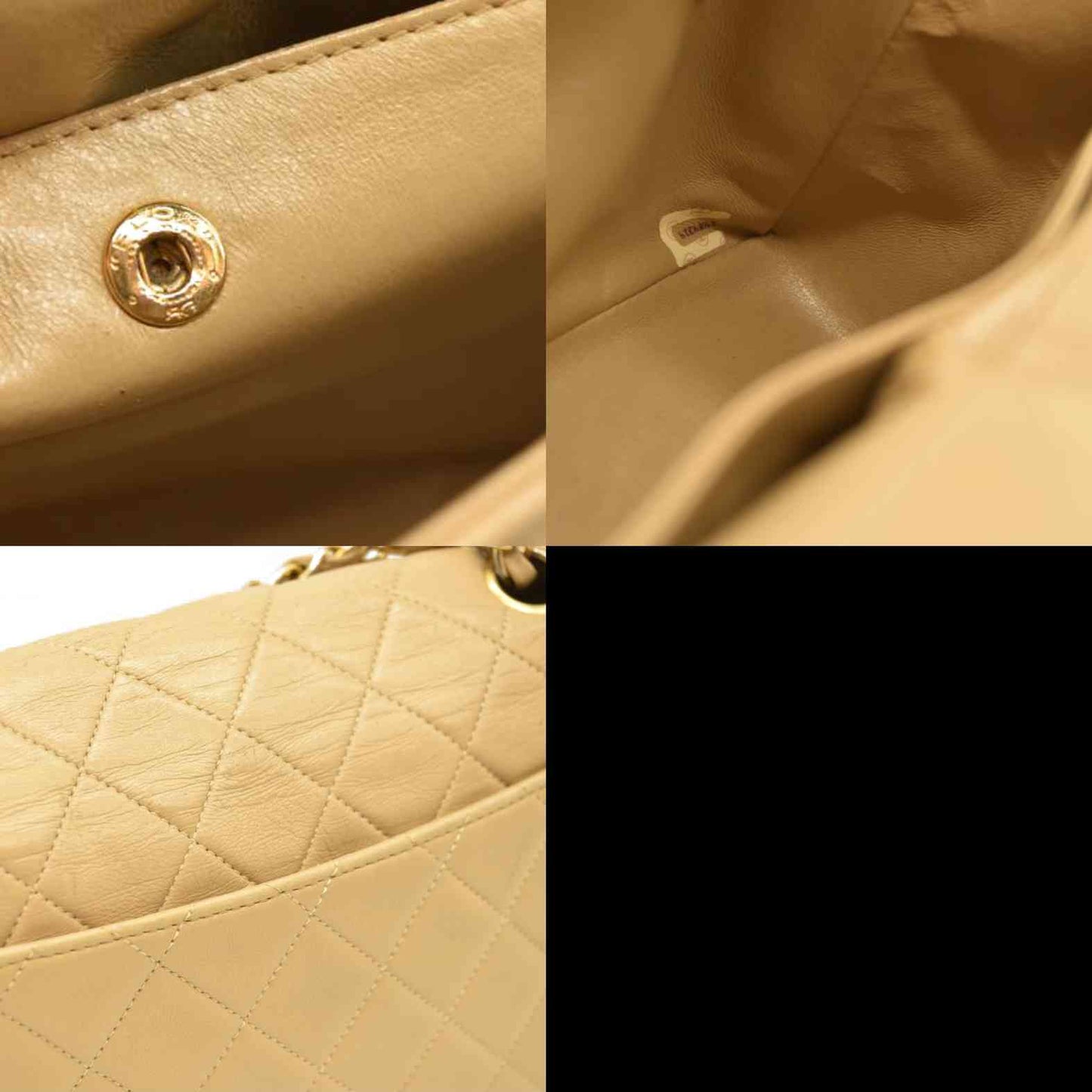 CHANEL Quilted CC Flap Shoulder Bag 1*