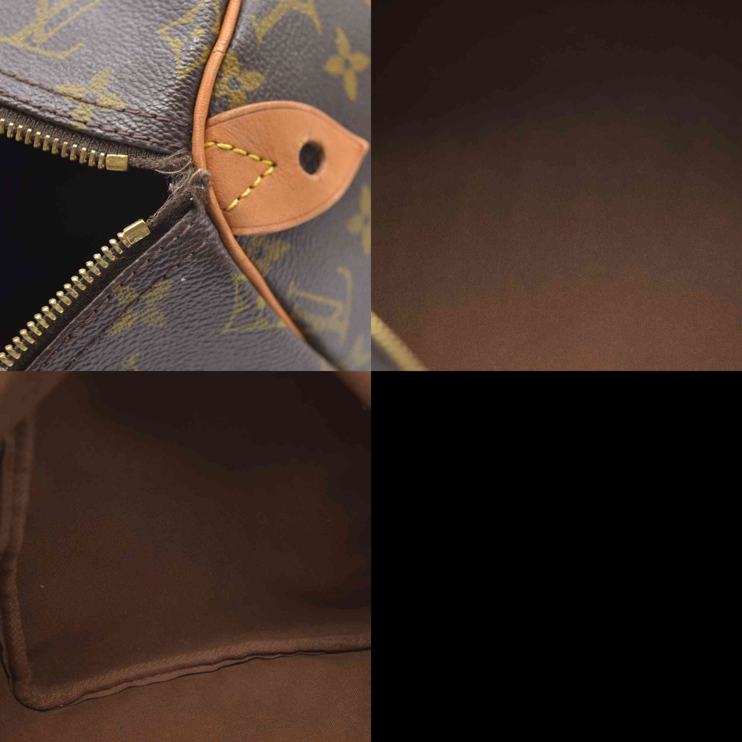 $1660 Louis Vuitton LV Hand Bag Speedy 35 Brown Monogram CONSIGNMENT AUCTION MB0011