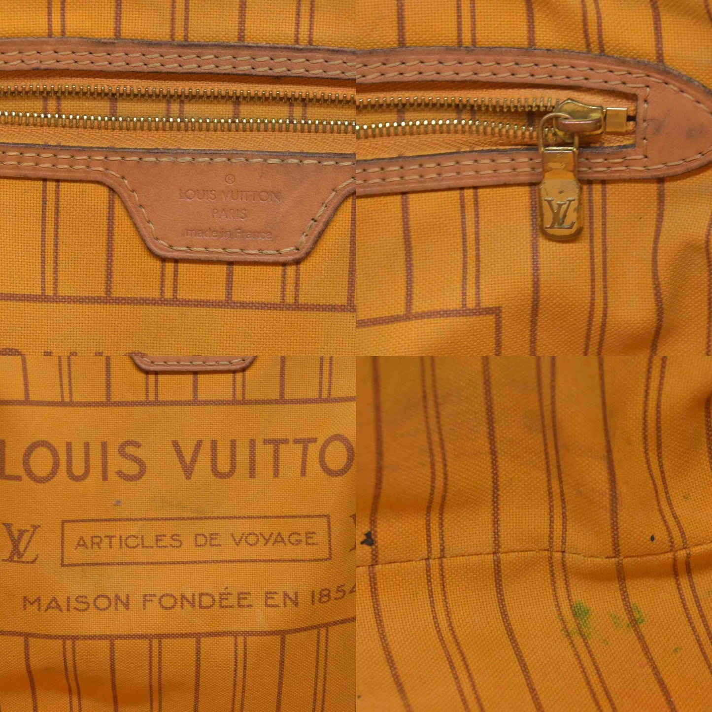 Louis Vuitton Damier Azur Braided Neverfull MM Tote