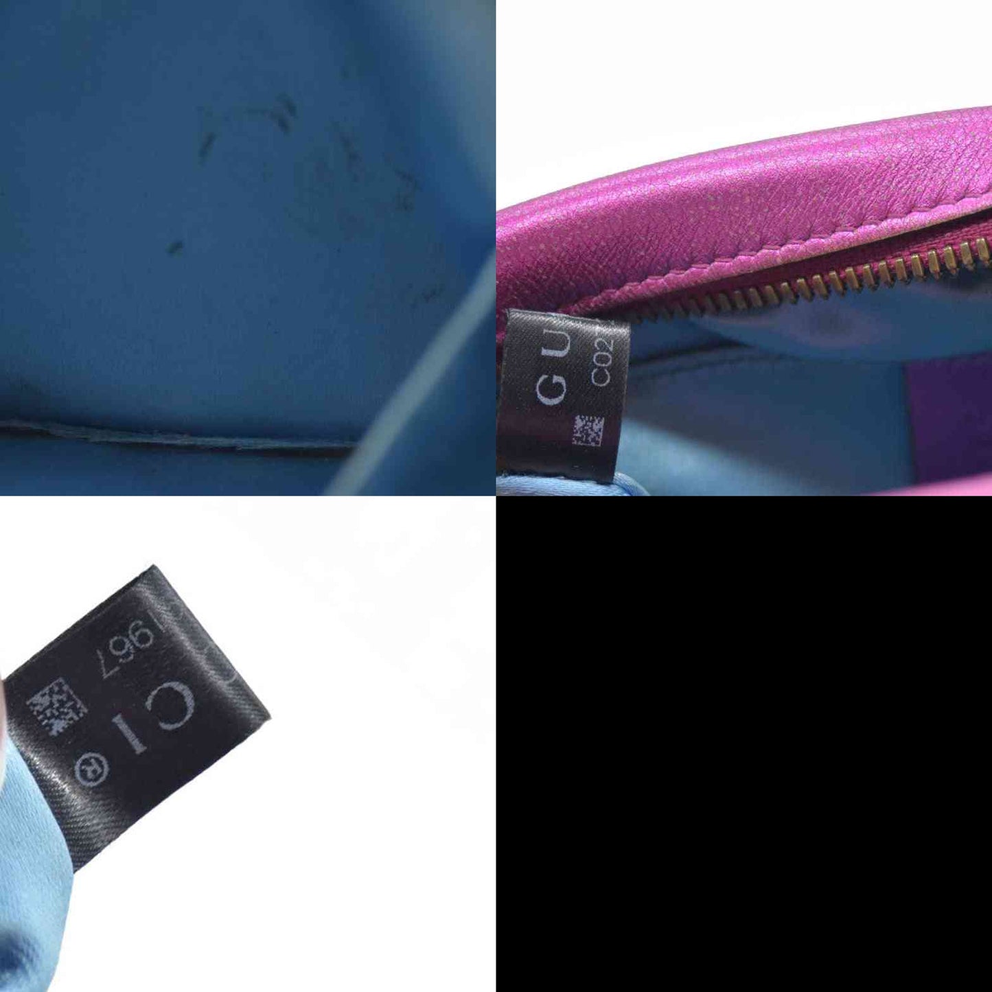 AUCTION $1950 Gucci  Laminated Nappa Matelasse Small GG Marmont Chain Shoulder Bag Fuxia Rosso Rosa