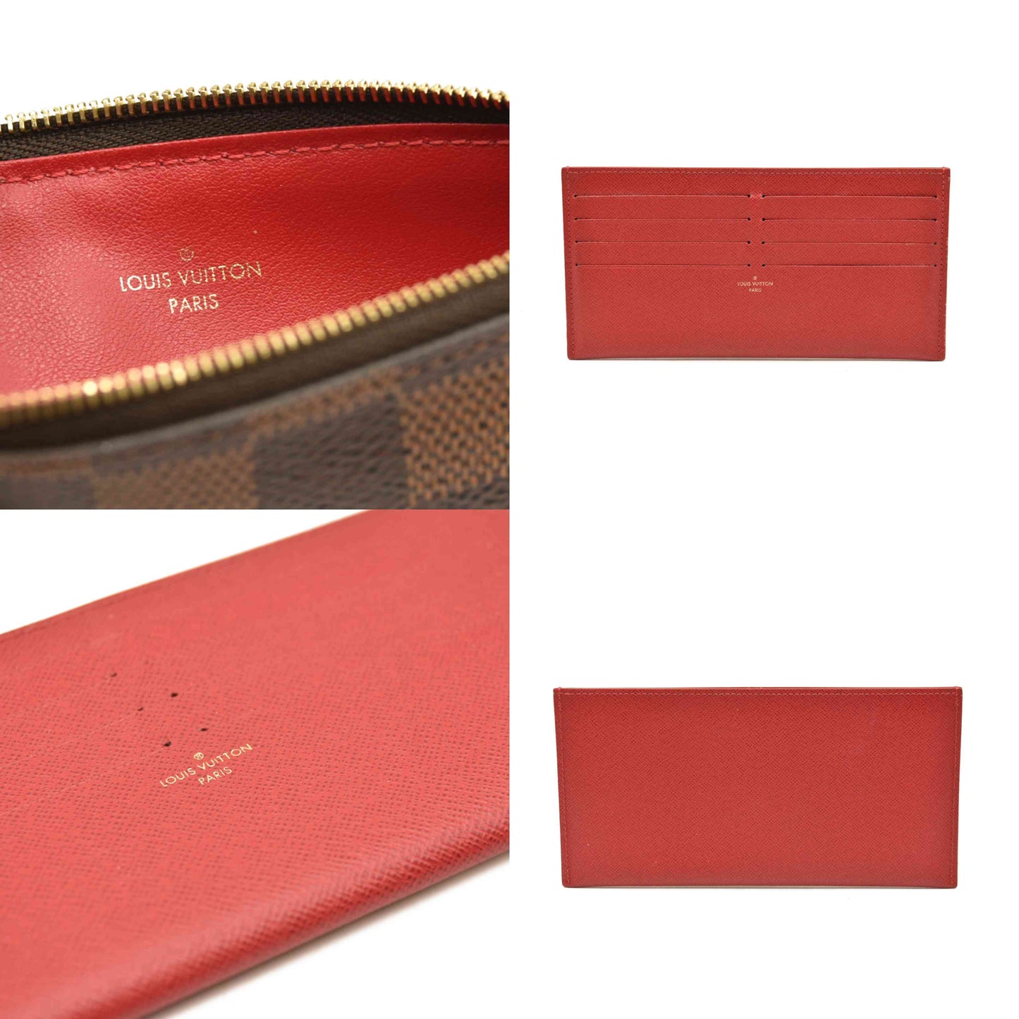 Louis Vuitton  Damier Ebene Pochette Felicie Chain Wallet MI0169