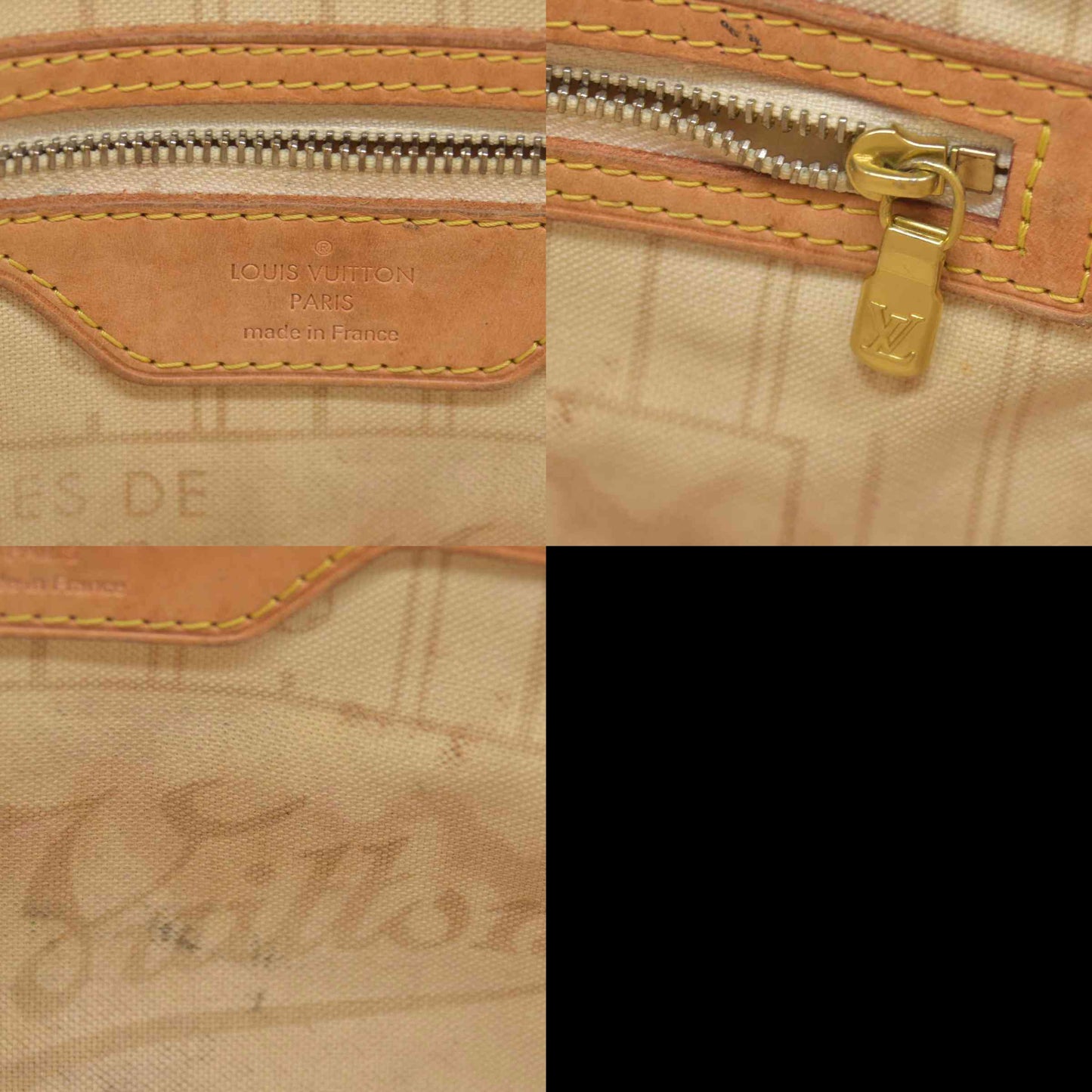 $2100 Louis Vuitton Damier Azur Neverfull PM VA2110 2010