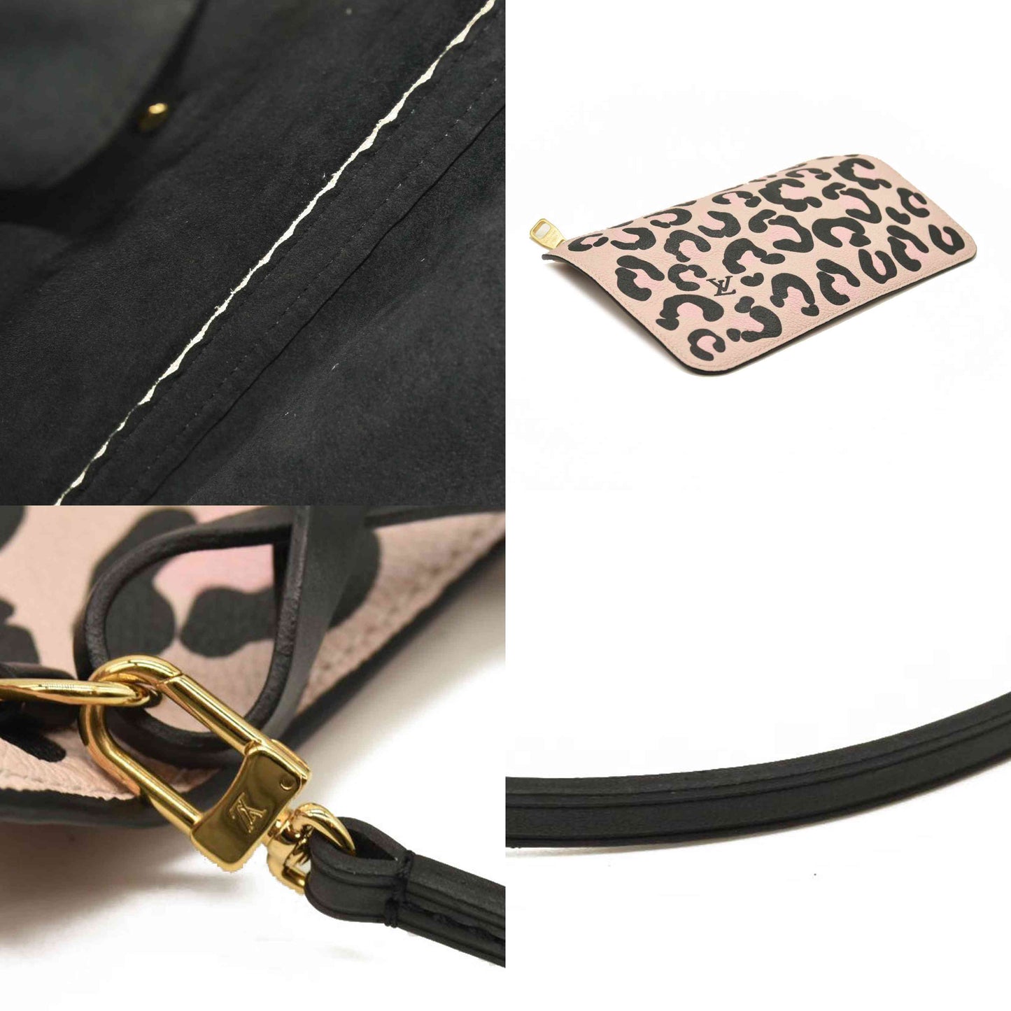 Louis Vuitton  Empreinte Monogram Giant Wild At Heart Neverfull MM Creme