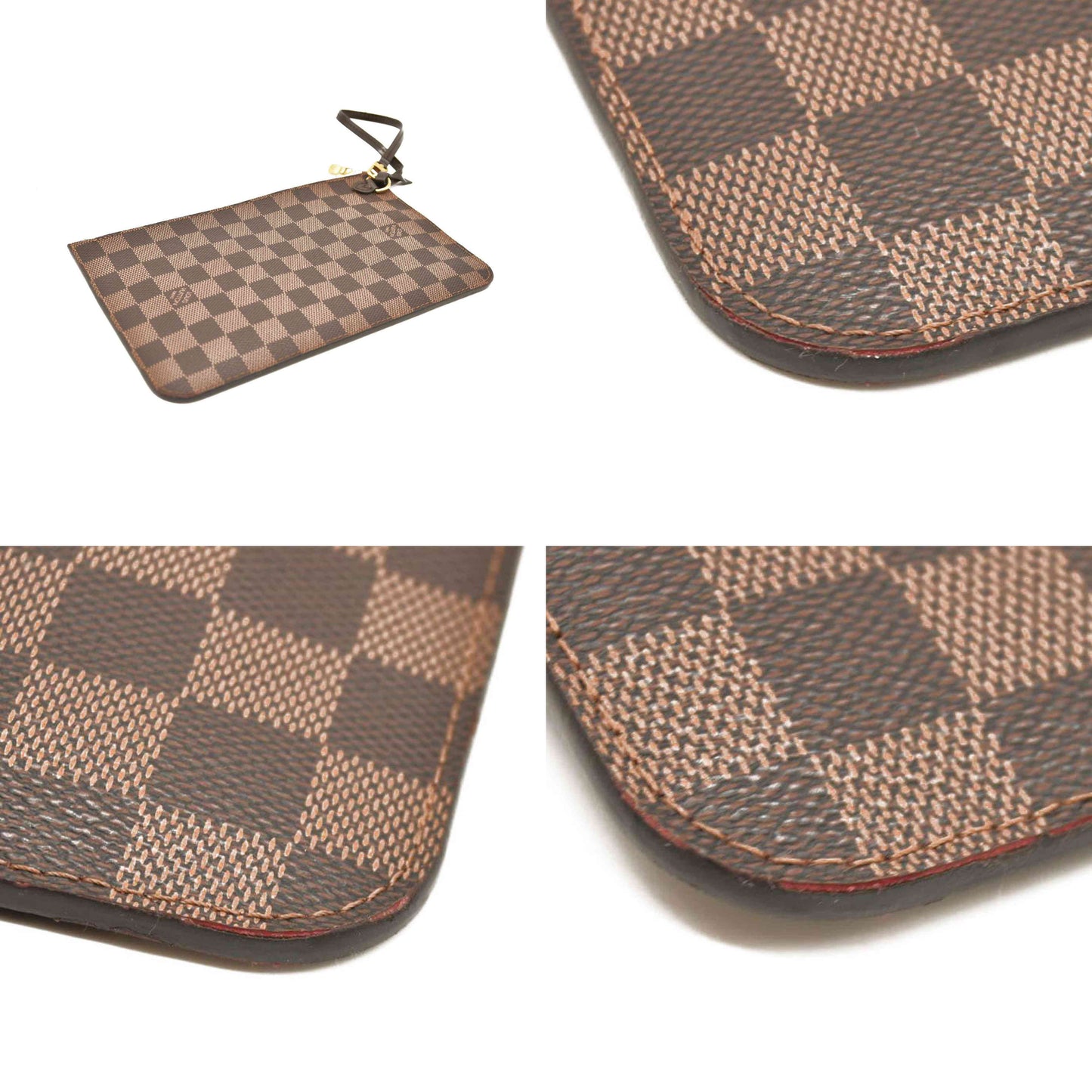 LOUIS VUITTON  Damier Ebene Neo Neverfull MM Rose Ballerine