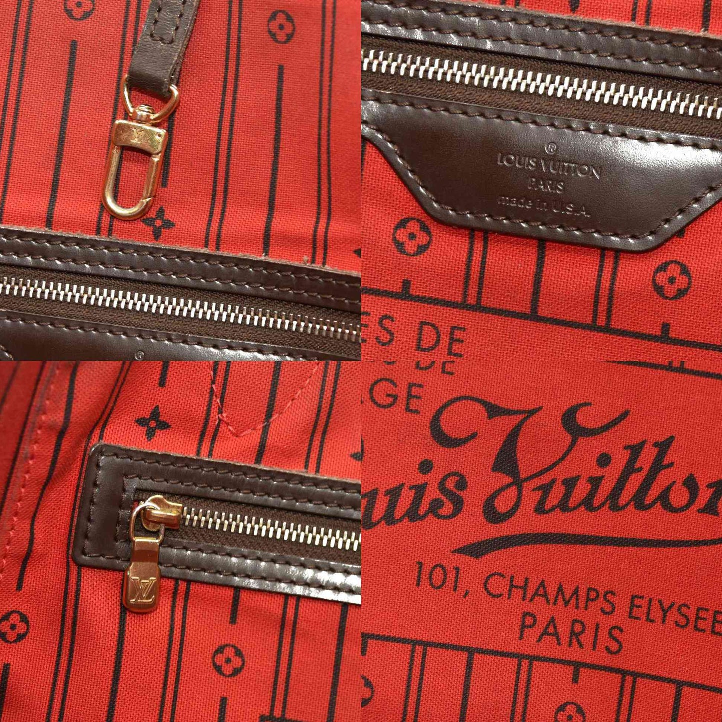 Louis Vuitton Damier Ebene Neo Neverfull GM SD0088