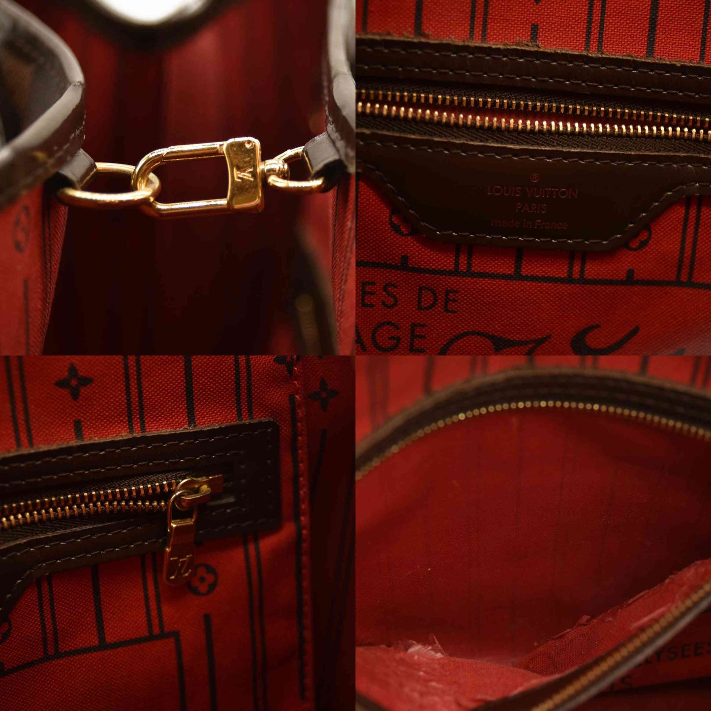 Louis Vuitton  Damier Ebene Neverfull PM VI2078