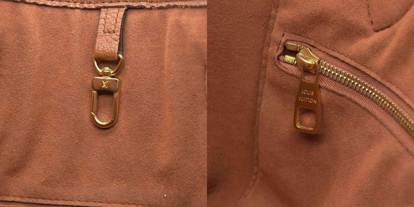 Louis Vuitton Empreinte Monogram Giant Neverfull MM Cognac