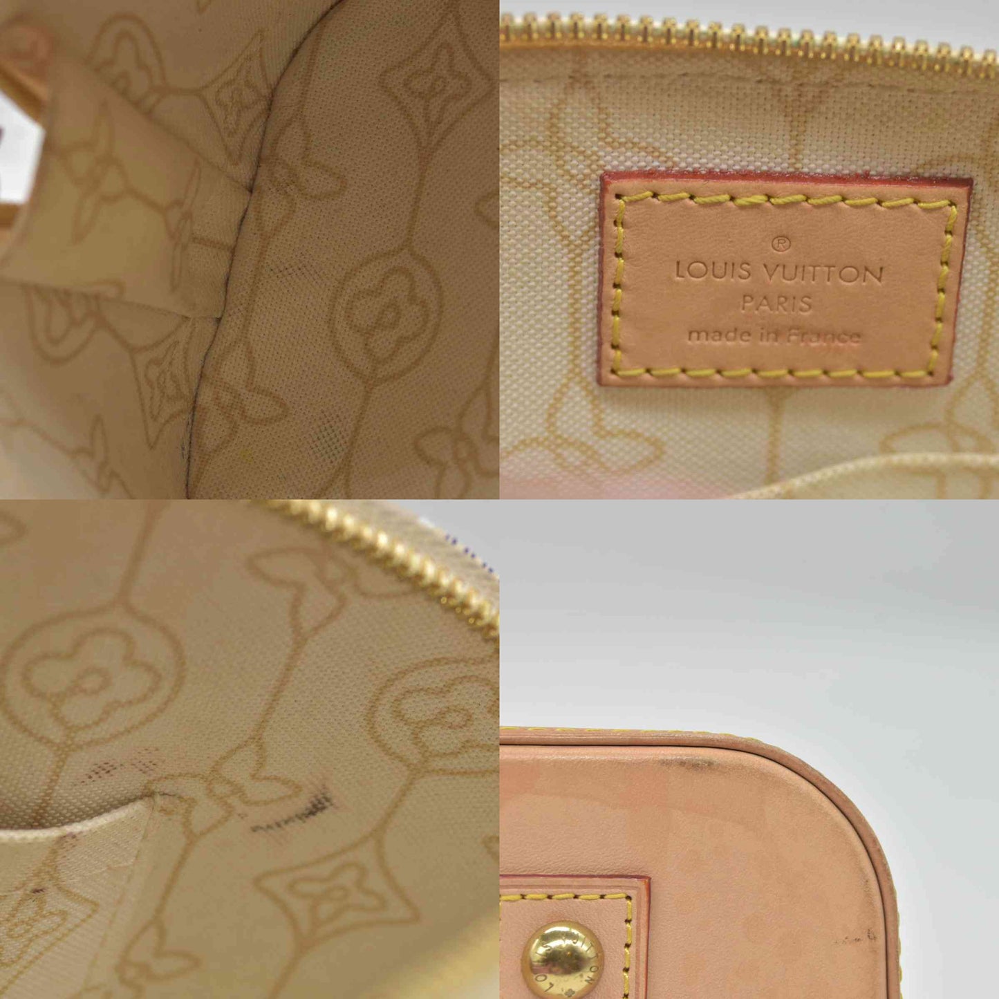$1940 Louis Vuitton Damier Azur Nautical Alma BB