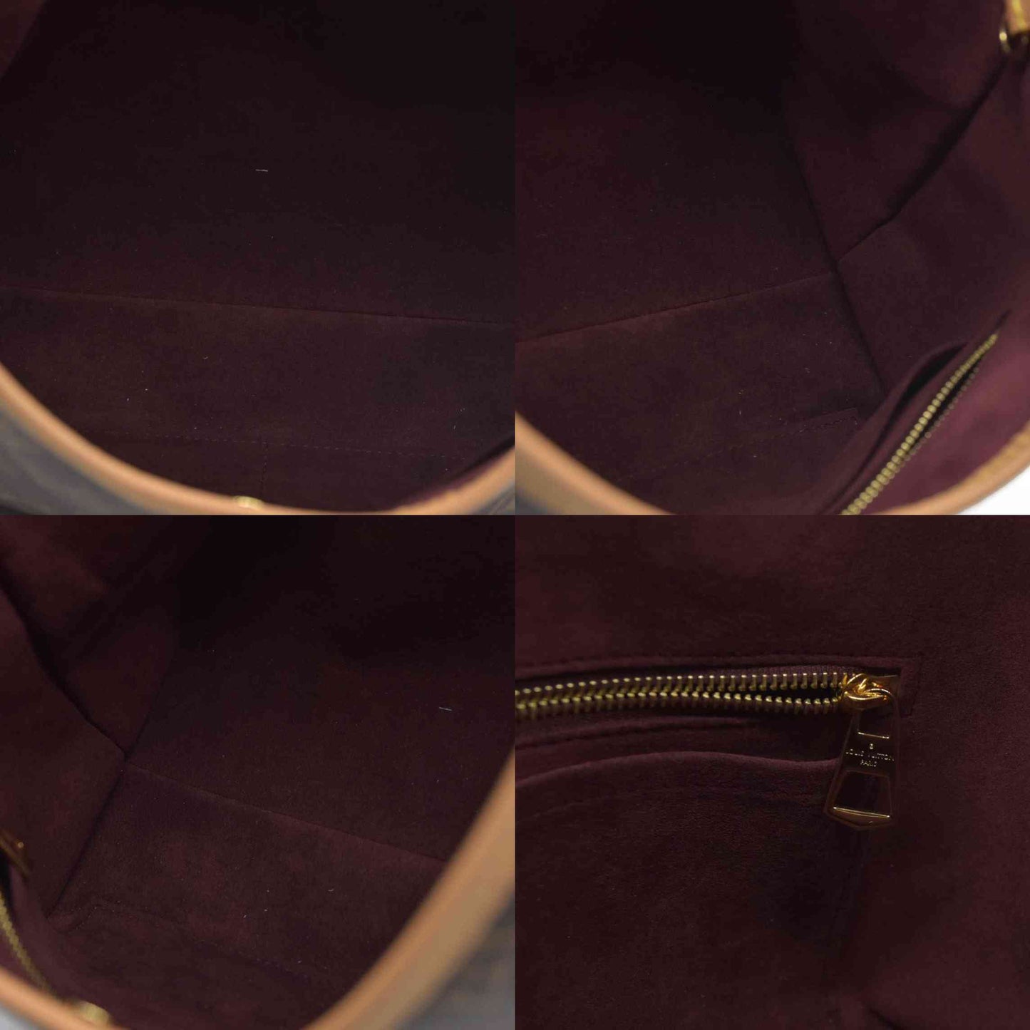 $2850 Louis Vuitton Monogram Carryall PM Brown Crossbody Travel Bag