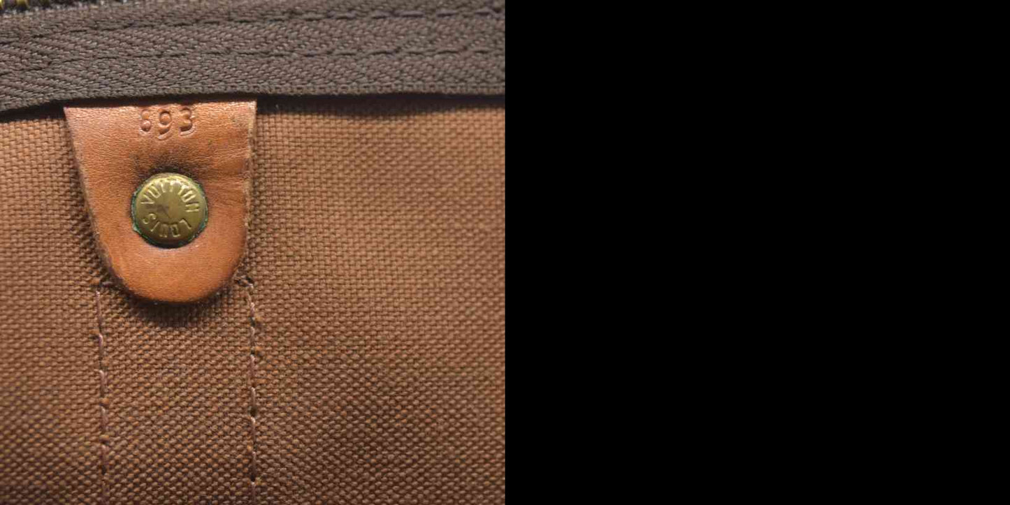 Louis Vuitton Monogram Keepall Bandouliere 60 Boston Bag