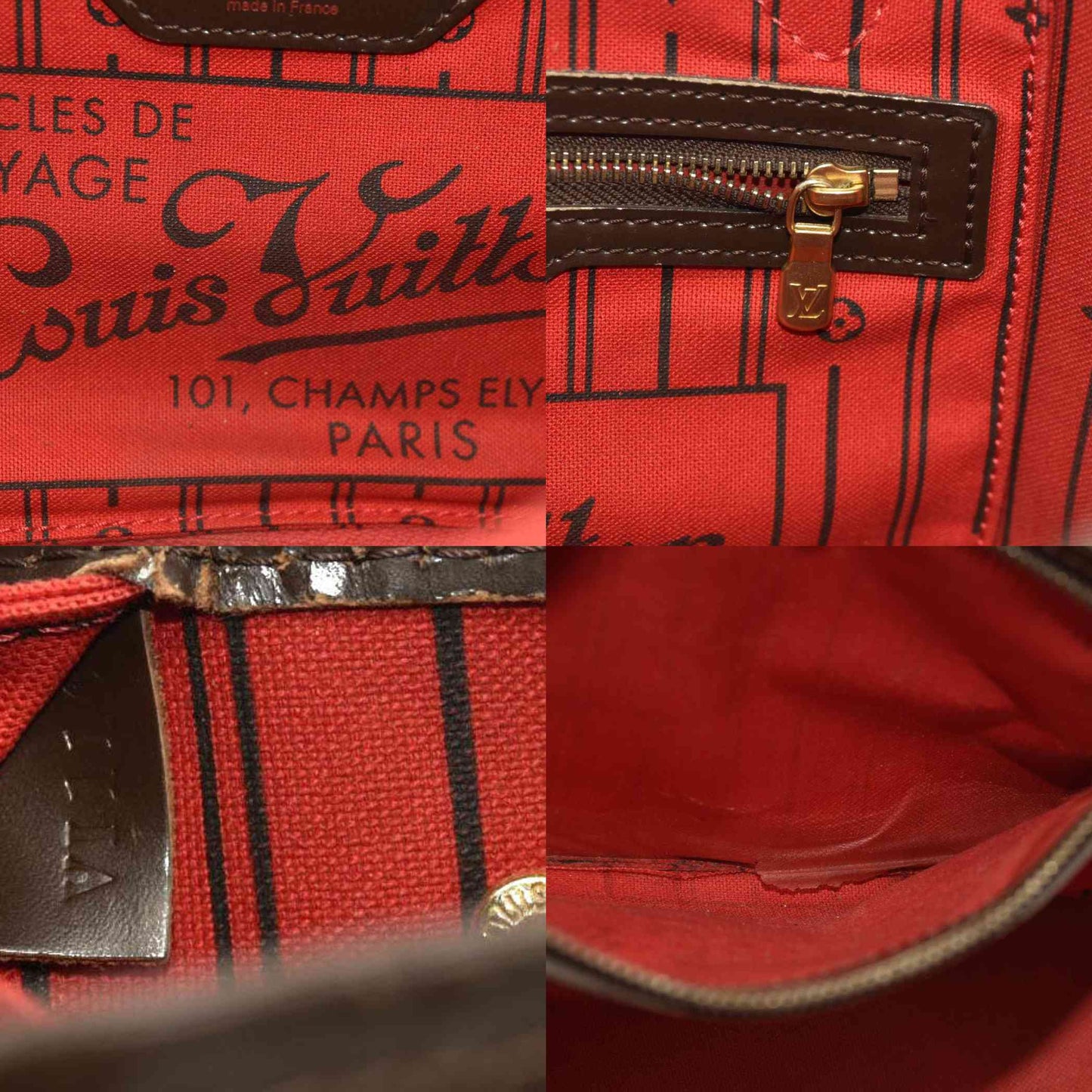 Louis Vuitton  Damier Ebene Neverfull PM VI1161