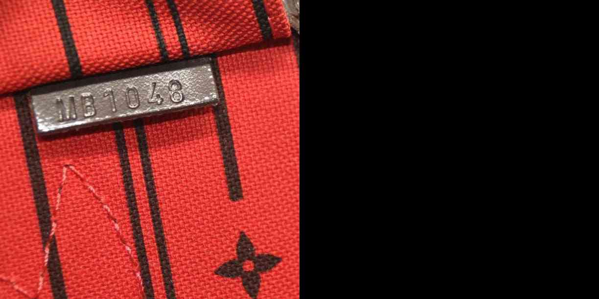 LOUIS VUITTON Damier Ebene Neverfull PM  MB1048