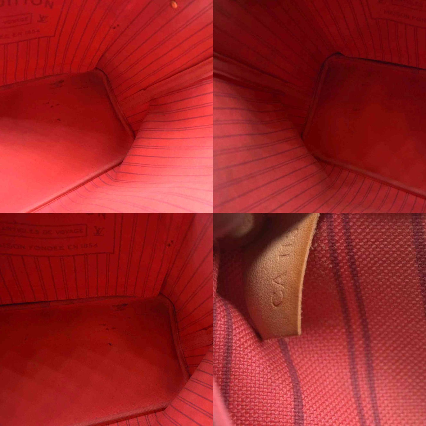 $2030 Louis Vuitton Monogram V Neverfull MM Grenade