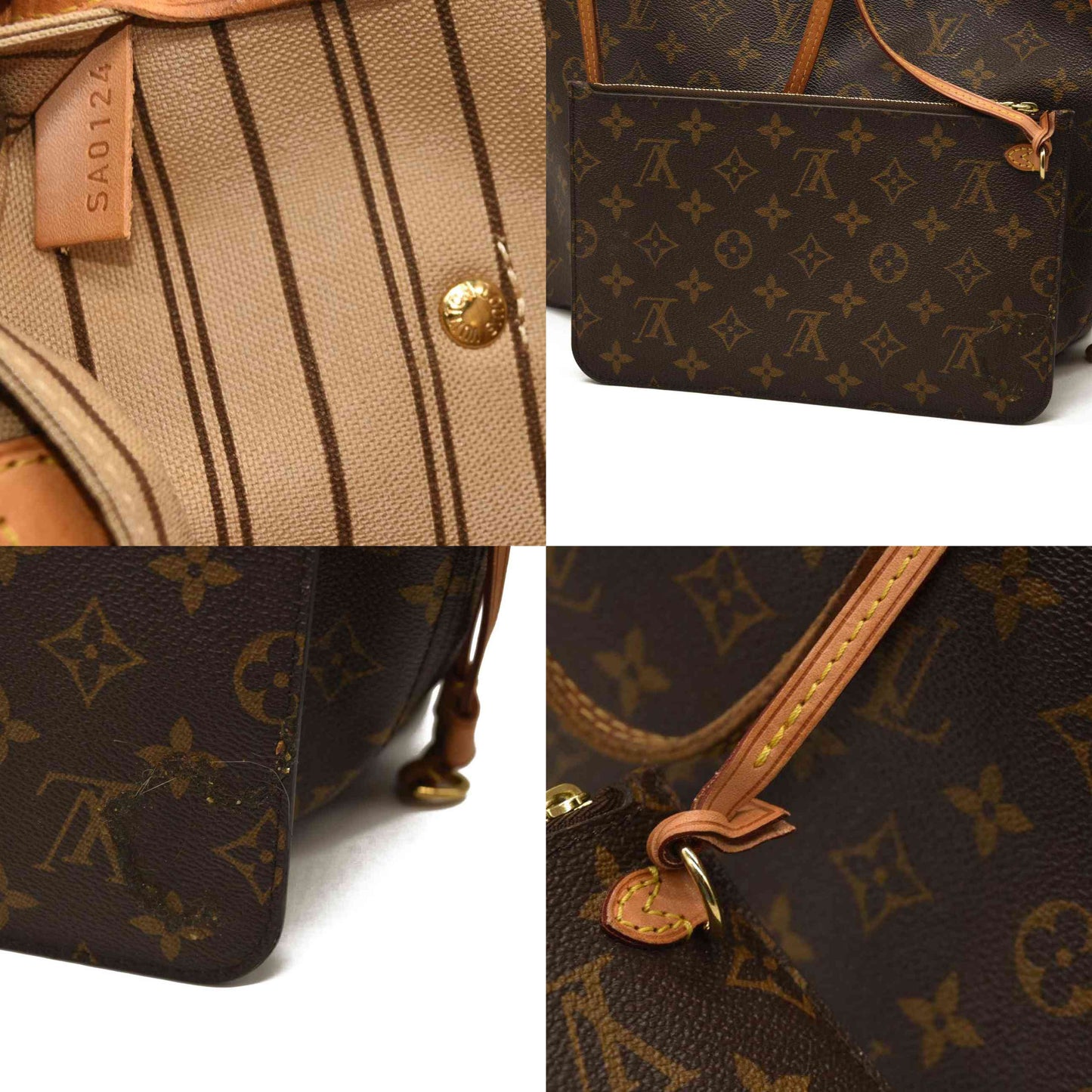 LOUIS VUITTON  Monogram Neverfull MM  SA0124