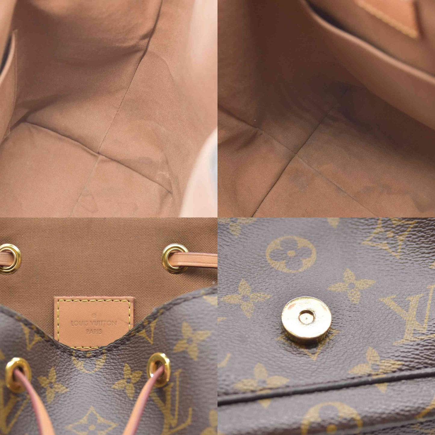 CONSIGNMENT $2710 Louis Vuitton Monogram Montsouris PM Backpack 2021 RFID