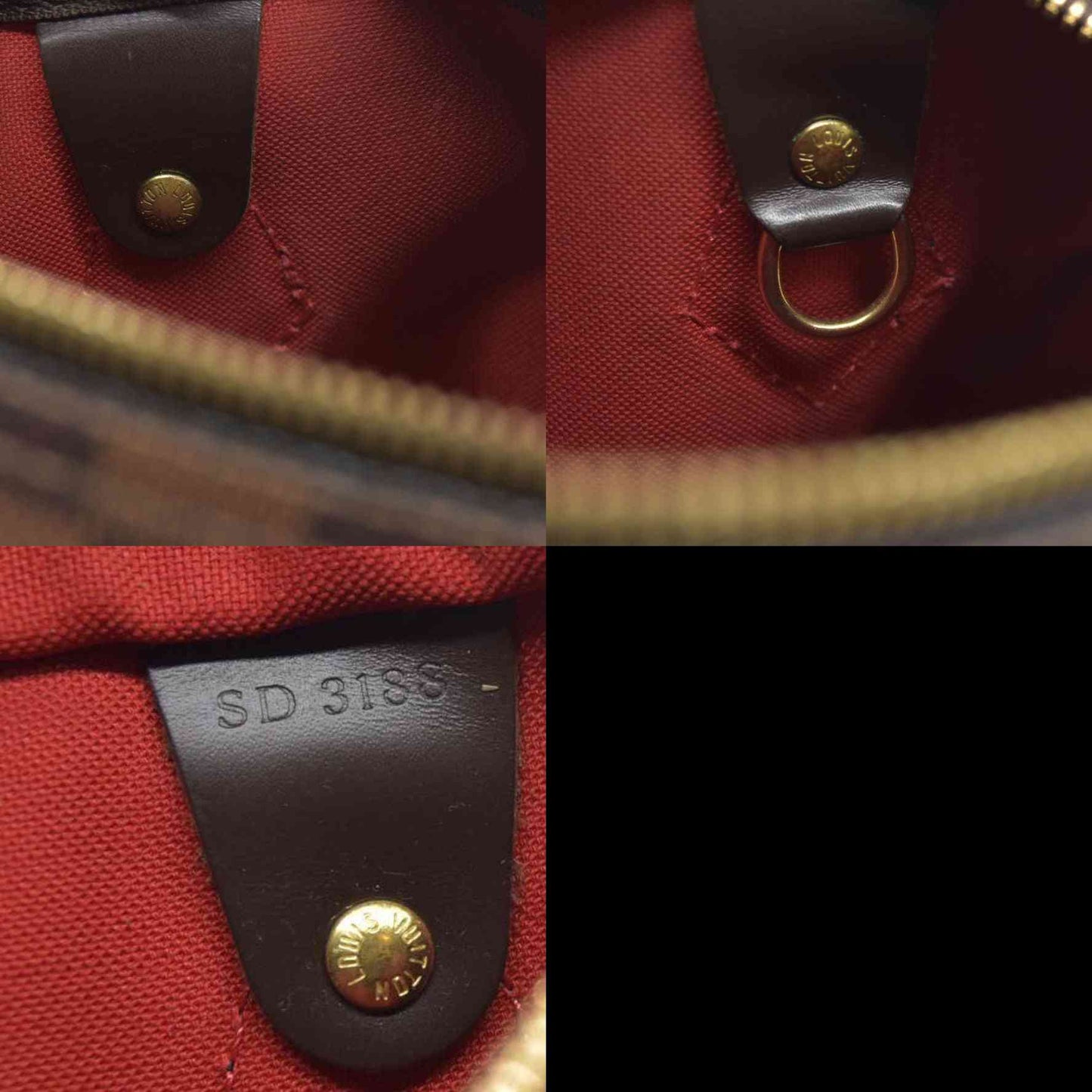 $1940 AUCTION Louis Vuitton  Damier Ebene Speedy Bandouliere 25 2018