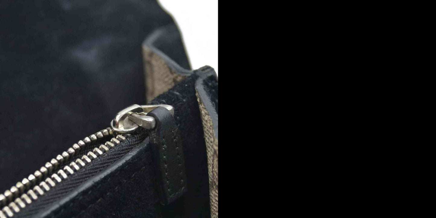 $3350 Gucci GG Supreme Monogram Small Dionysus Shoulder Bag Black