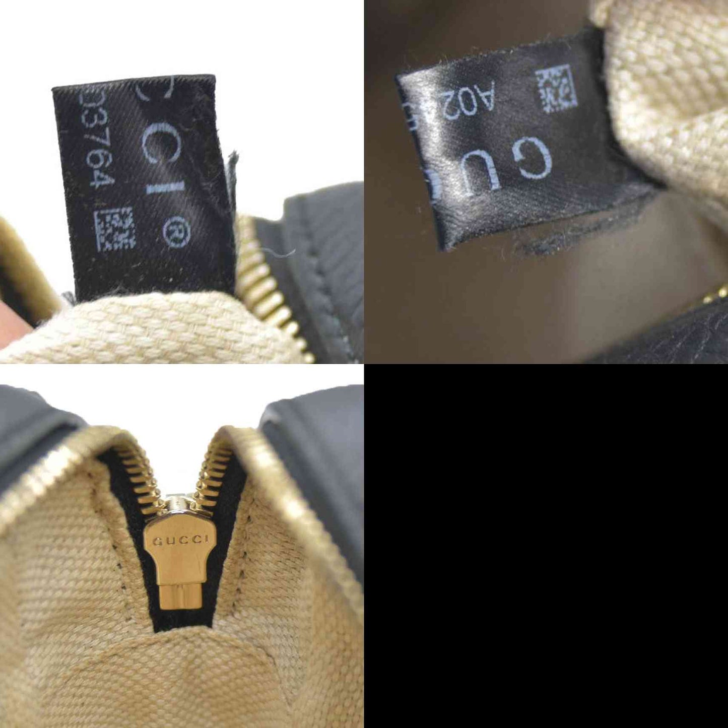 GUCCI Soho Shoulder Bag Black Leather