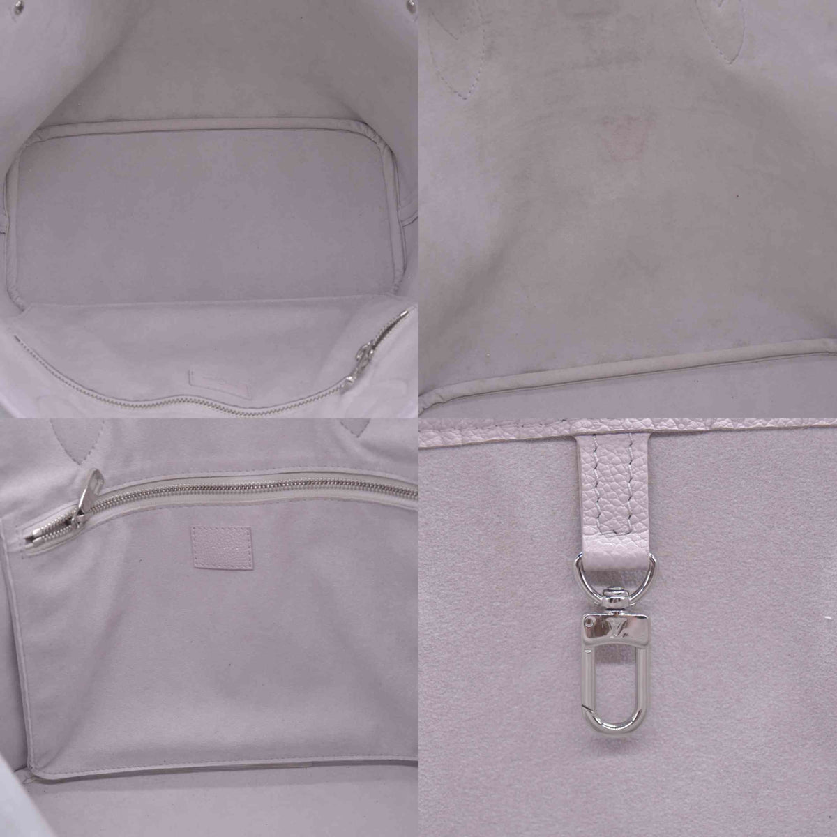 $3050 Louis Vuitton Neverfull MM Empreinte Grey Brume RFID