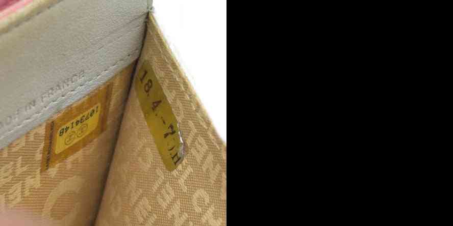 Chanel icon line Bi-fold Wallet With Silver Metal Lambskin Light Pink