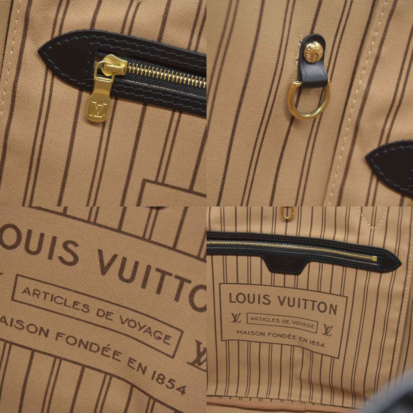 $2550 Louis Vuitton x LoL Monogram Neverfull MM Gold Silver