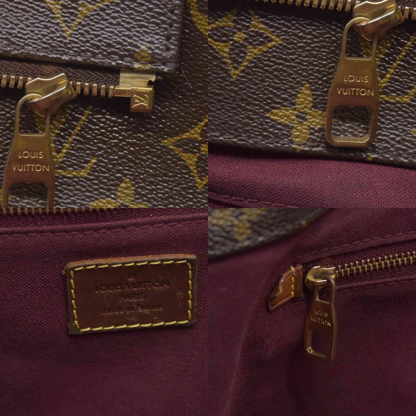 $1410 2012 Louis Vuitton Monogram Raspail MM AH2102