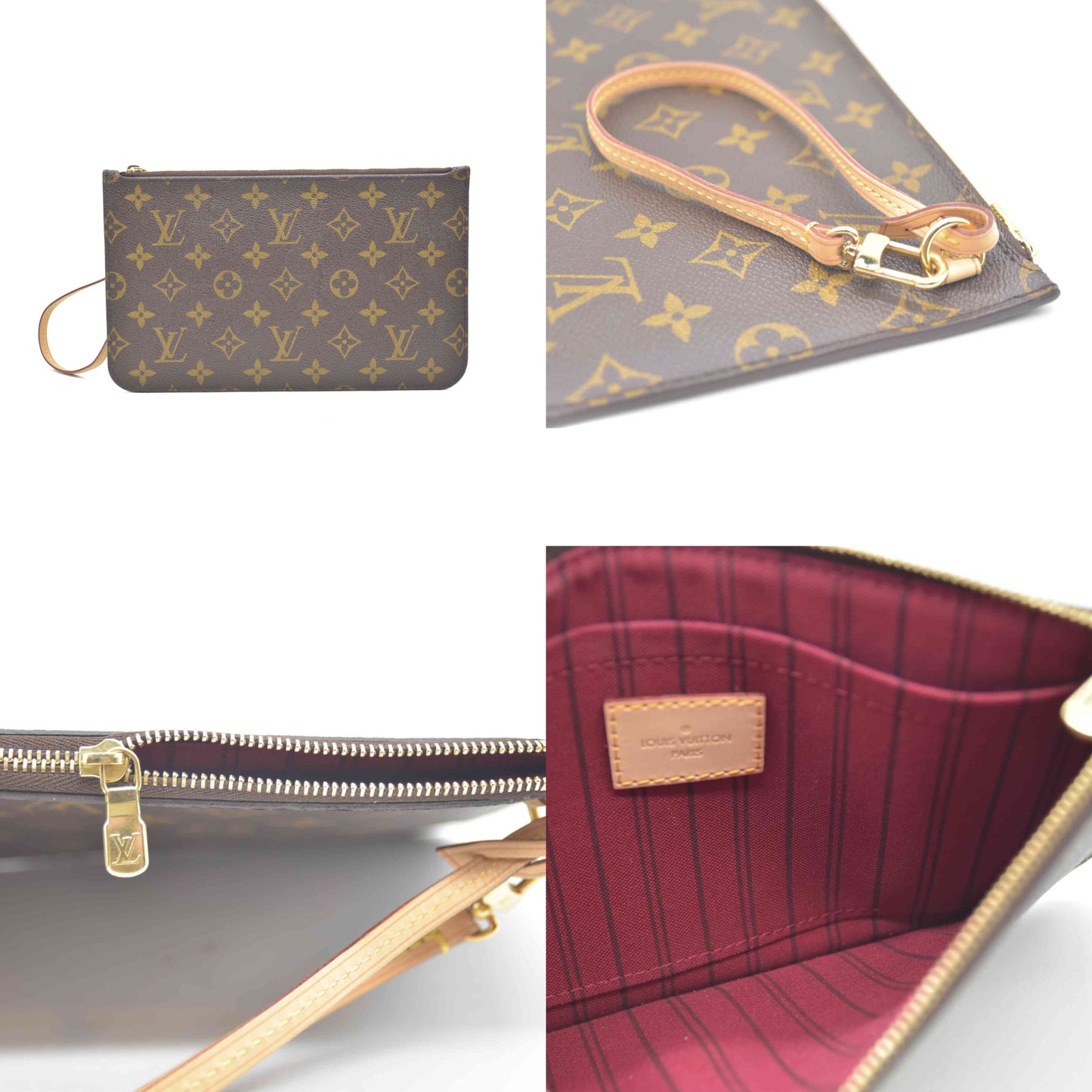 Louis Vuitton Neverfull MM Monogram with Pivoine Interior and Pouch SD1144