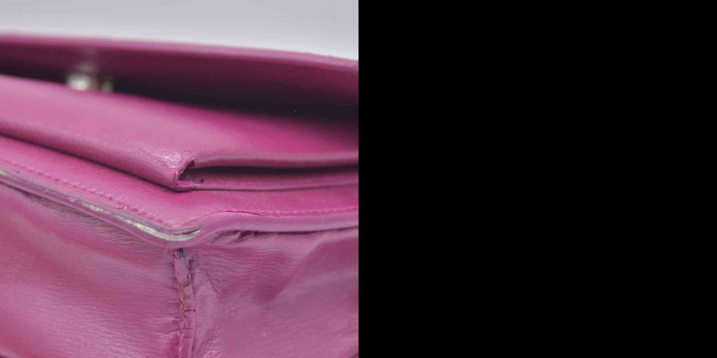$2800 Saint Laurent Calfskin Medium Monogram Sunset Purple