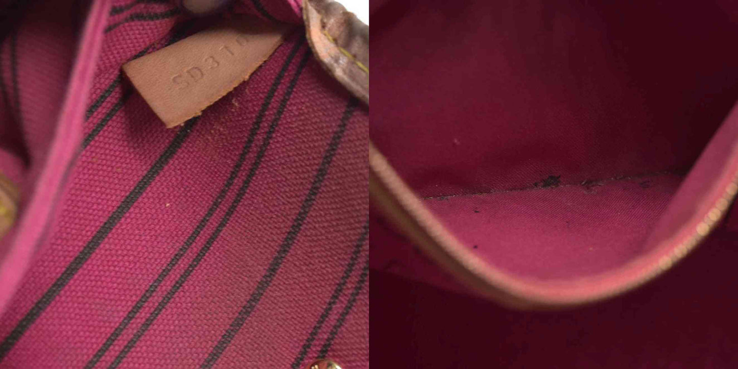 $2170 Louis Vuitton  Monogram Neo Neverfull MM Fuchsia