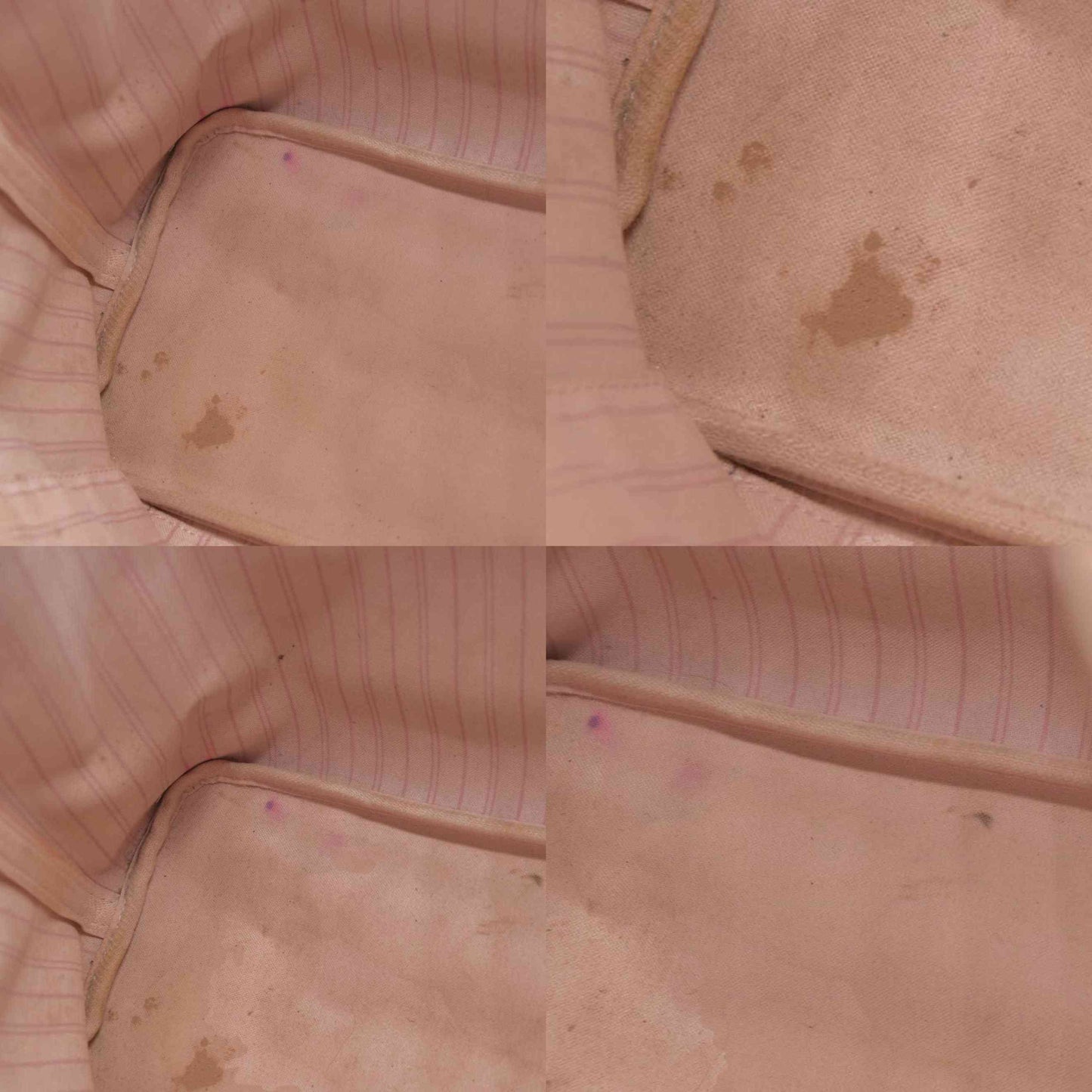 $2200 Louis Vuttion Damier Azur Neverfull MM Rose Ballerine