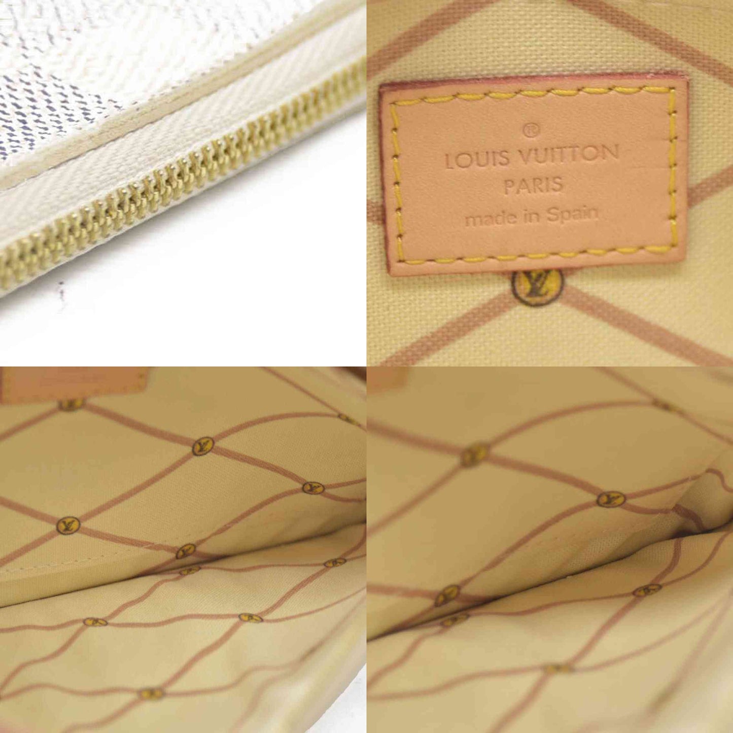 $2170 Louis Vuitton  Damier Azur Summer Trunks Neo Neverfull MM GI0168