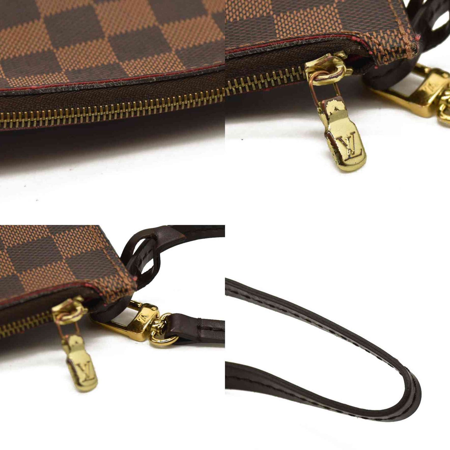 Louis Vuitton  Damier Ebene Neverfull MM With Pouch GI0168