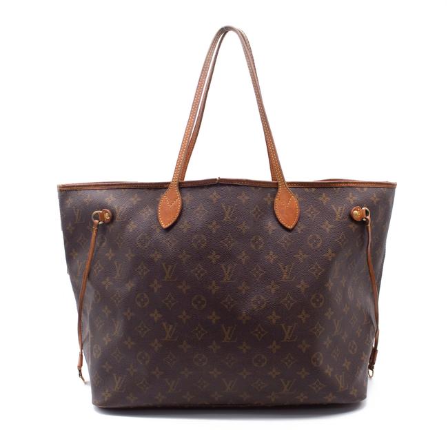 2008 Louis Vuitton Neverfull Gm Brown Monogram Canvas Tote