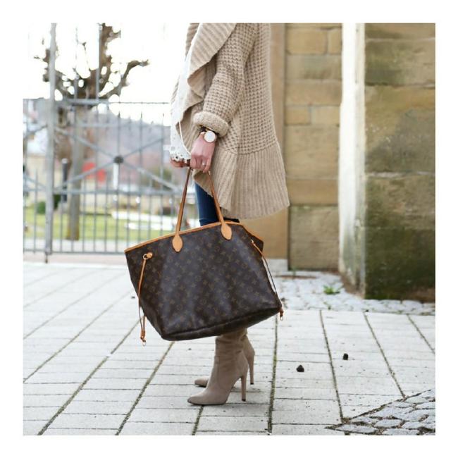 2008 Louis Vuitton Neverfull Gm Brown Monogram Canvas Tote