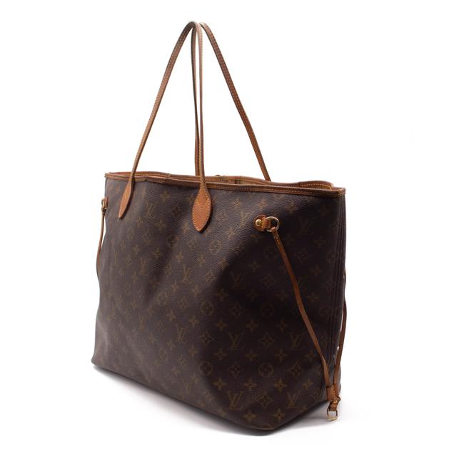 2008 Louis Vuitton Neverfull Gm Brown Monogram Canvas Tote