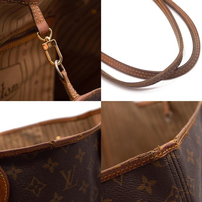 2008 Louis Vuitton Neverfull Gm Brown Monogram Canvas Tote