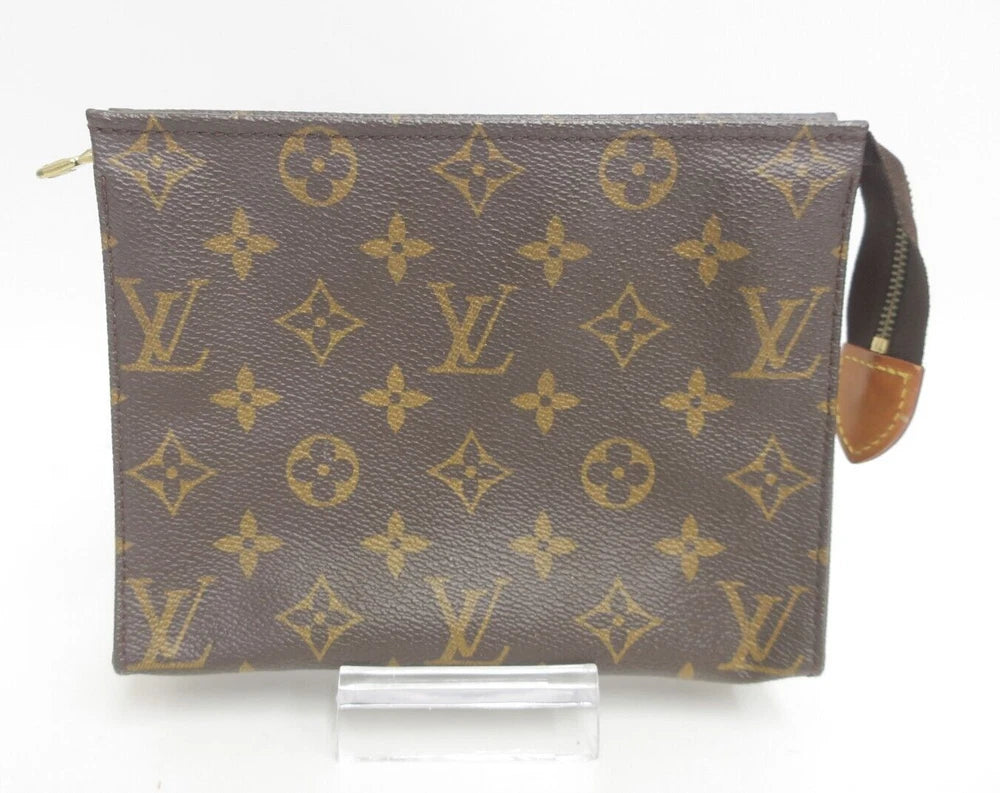 Louis Vuitton  $540 Monogram Poche Toilette 19 Clutch Bag #30763