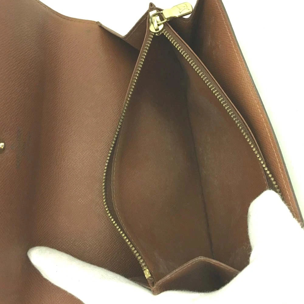 PRE-ORDER Louis Vuitton Monogram Portefeiulle Sarah Long Bifold Wallet Brown TH0929