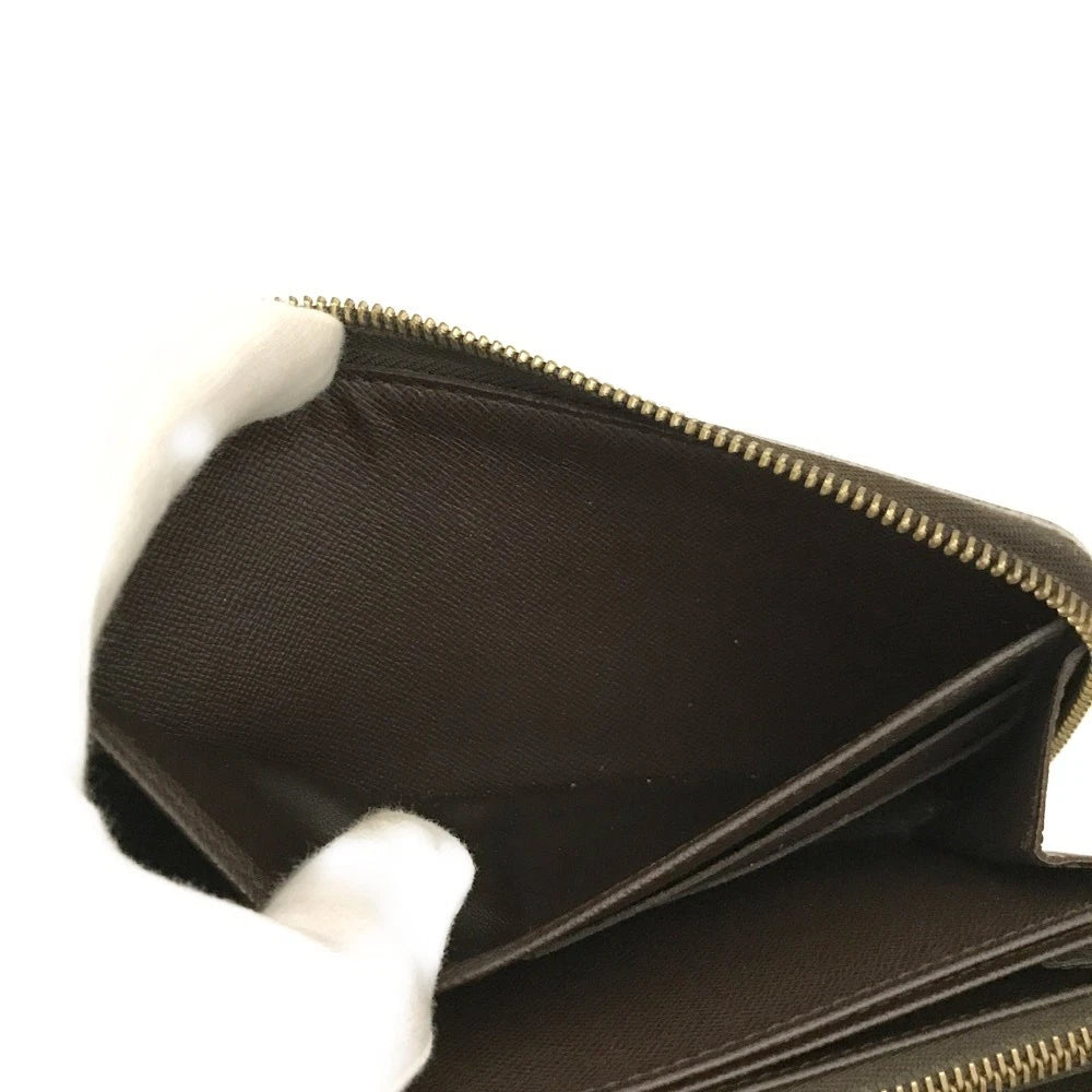 PRE-ORDER Louis Vuitton Damier Zippy Zip Around Long Wallet Purse Brown VI4057