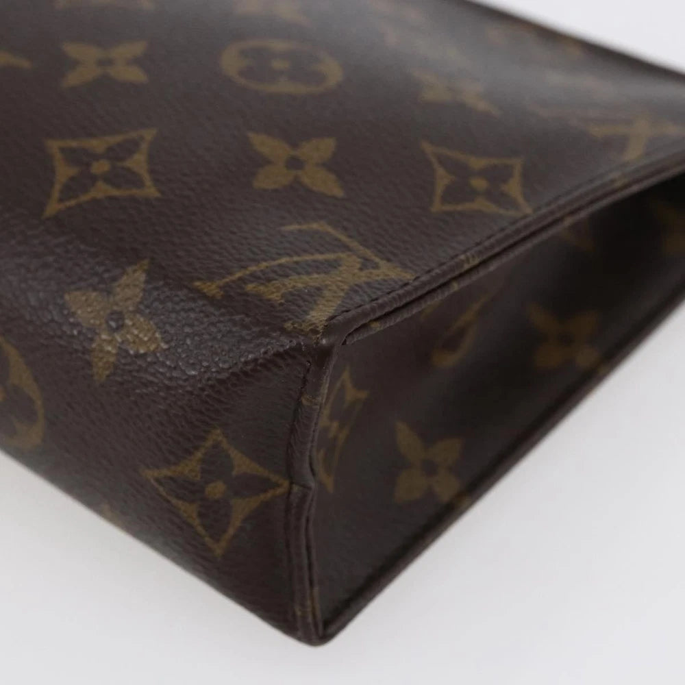 LOUIS VUITTON Monogram Poche Toilette 19 Pouch M47544 LV Auth 145785