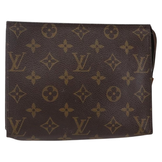 LOUIS VUITTON Monogram Poche Toilette 19 Pouch M47544 LV Auth 145785