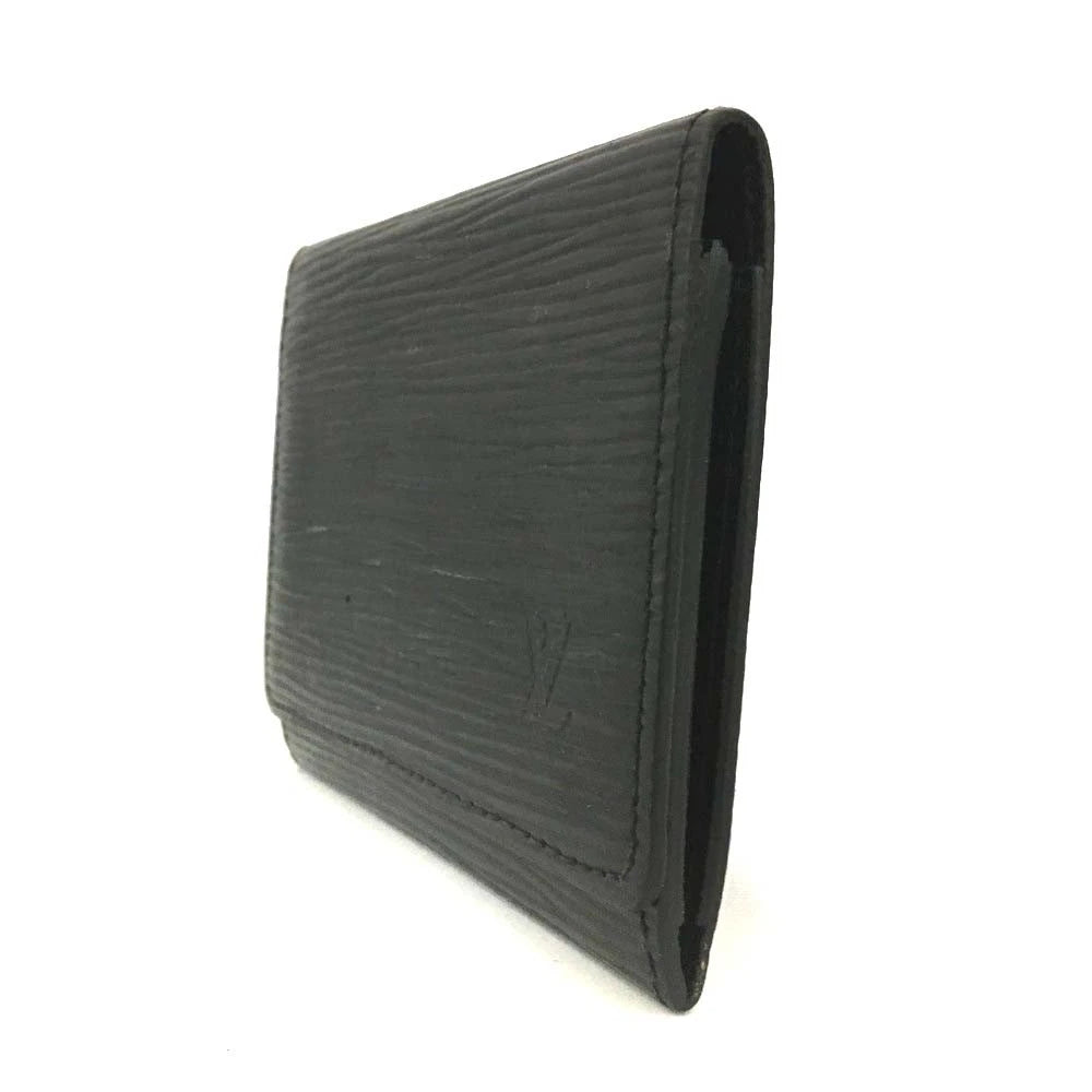 PRE-ORDER Louis Vuitton Epi Pochette Cartes Visite Leather Card Case Black CA0028