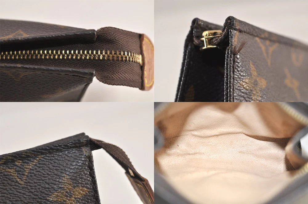 Louis Vuitton Monogram Poche Toilette 15 M47546 Cosmetics Pouch SL0966