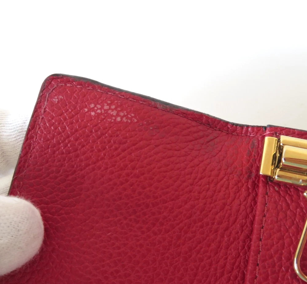 LOUIS VUITTON $450 Monogram Empreinte Leather Multicles 6 Ring Key Case TJ3188