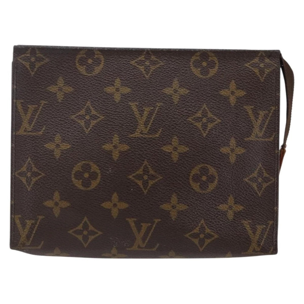 LOUIS VUITTON Monogram Poche Toilette 19 Pouch M47544 LV Auth 145785