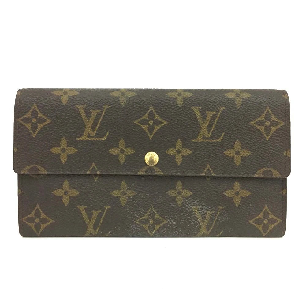 PRE-ORDER Louis Vuitton Monogram Portefeiulle Sarah Long Bifold Wallet Brown TH0929