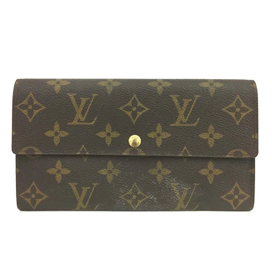 PRE-ORDER Louis Vuitton Monogram Portefeiulle Sarah Long Bifold Wallet Brown TH0929