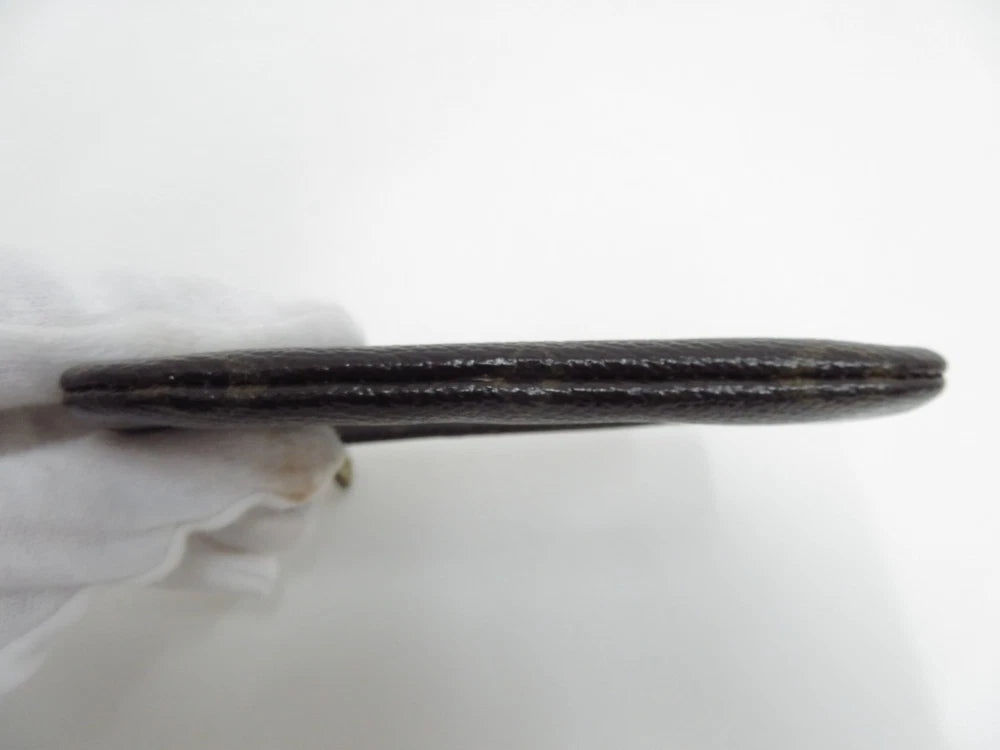 LOUIS VUITTON $345 Monogram Coin Purse Key Pochette Cles #44928